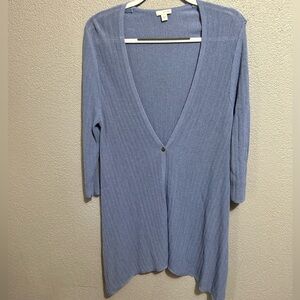 J jill Pure jill Linen blend cardigan size large